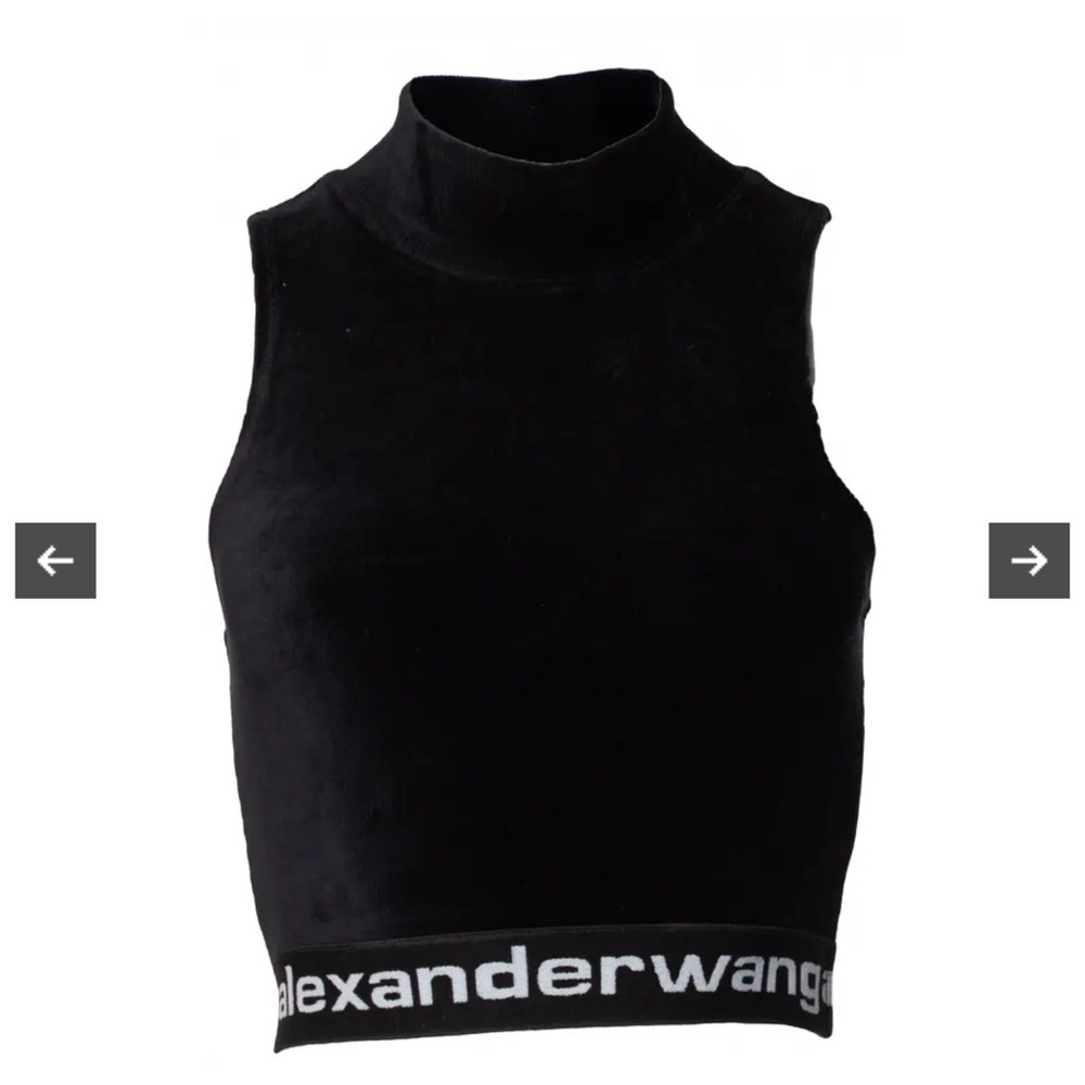 ALEXANDER WANG VELVET CROP